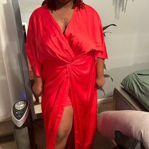 Red Asos dress never worn.